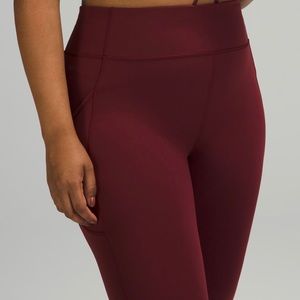 Lululemon Red Merlot Invigorate HR Tight 8